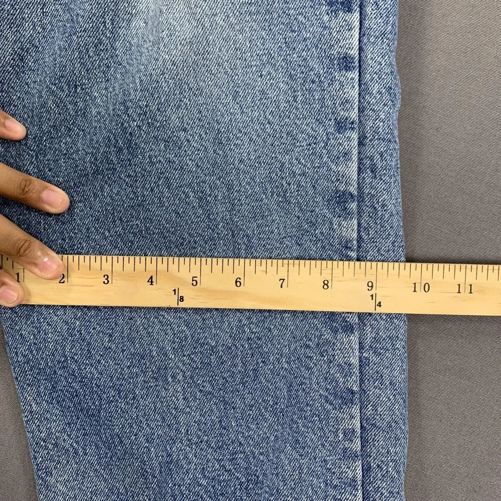 VTG LL Bean Double L Jeans Men 36x31 Plaid Flannel Lined Natural Fit Denim‎ Work